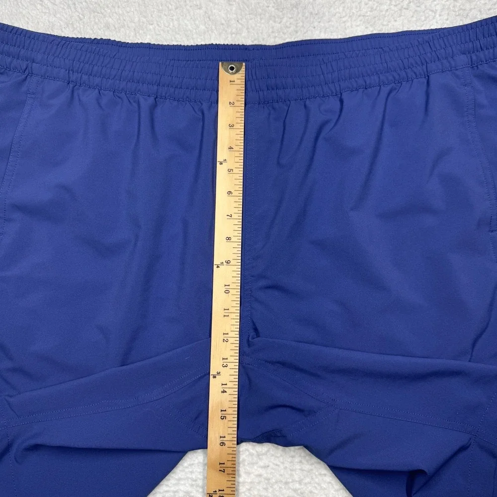 Duluth Trading Co Swim Suit Trunks Board Shorts Blue Lined Men's Size 3XL‎